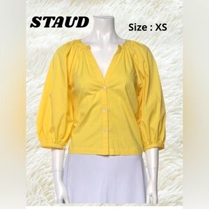 STAUD Sunny Yellow Blouse